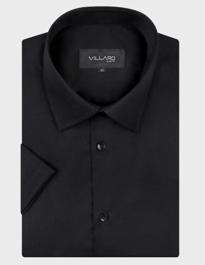 czarna-koszula-meska-villaro-krotki-rekaw-k205kl